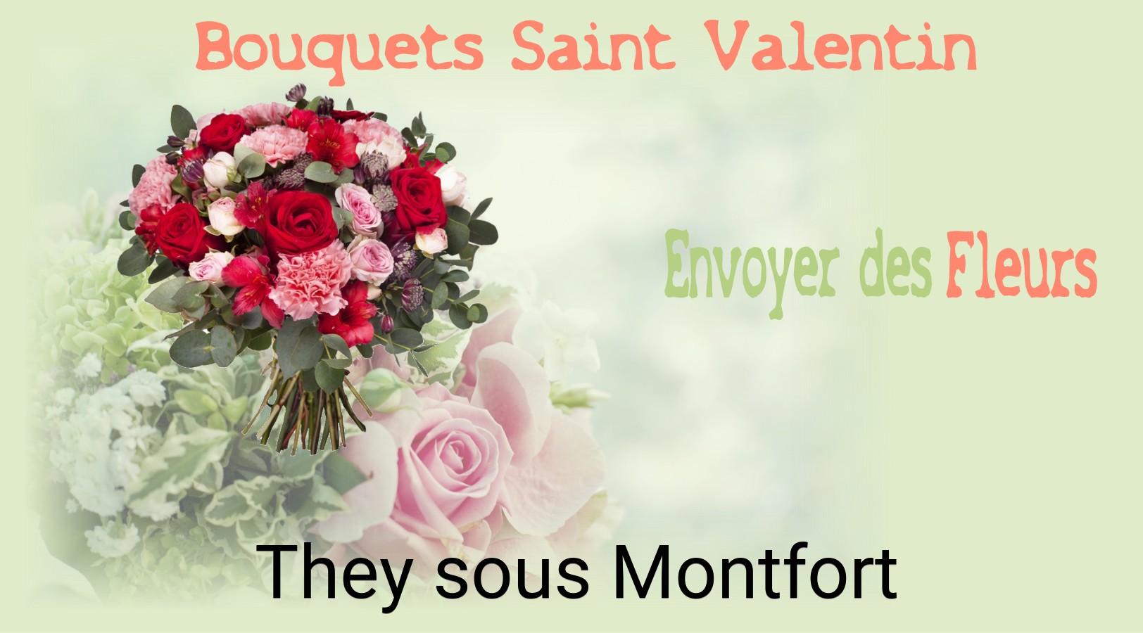 Roses de Saint-Valentin livrées à They-sous-Montfort